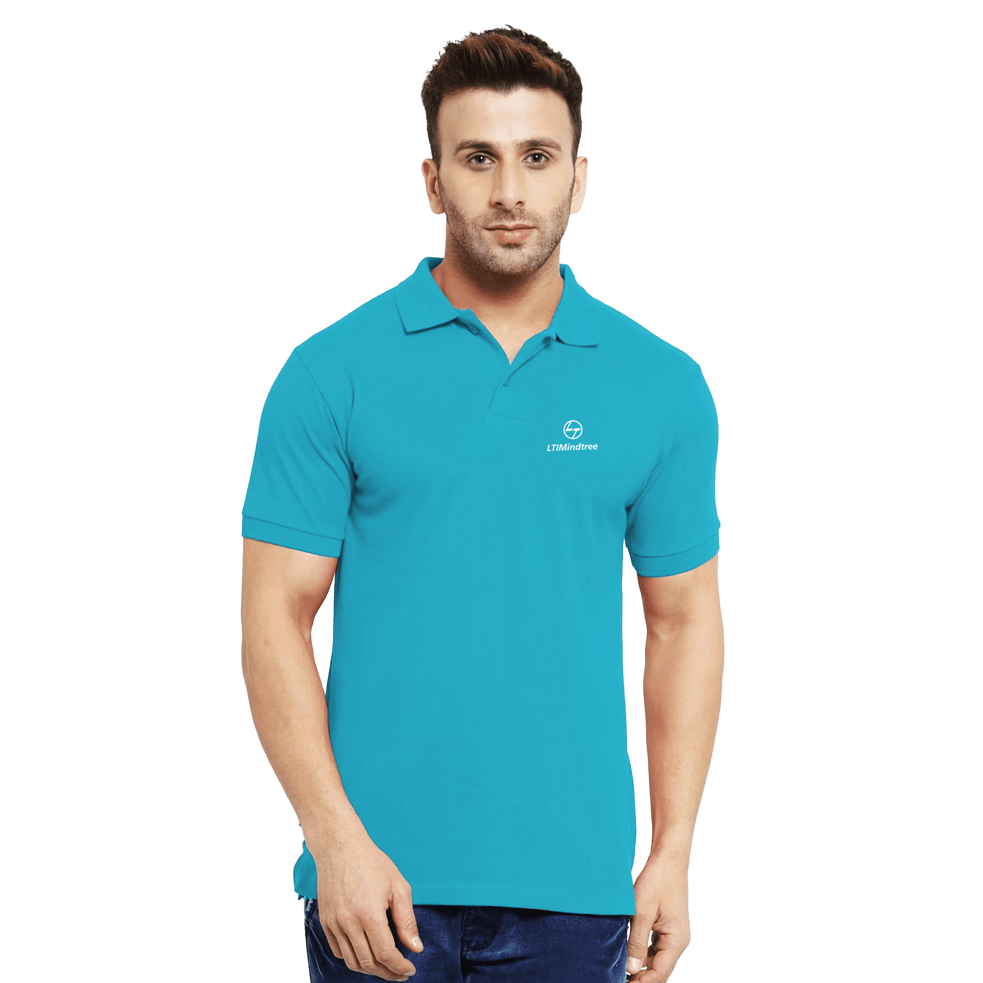 Six Degree Men Polo T-Shirt Sky Blue