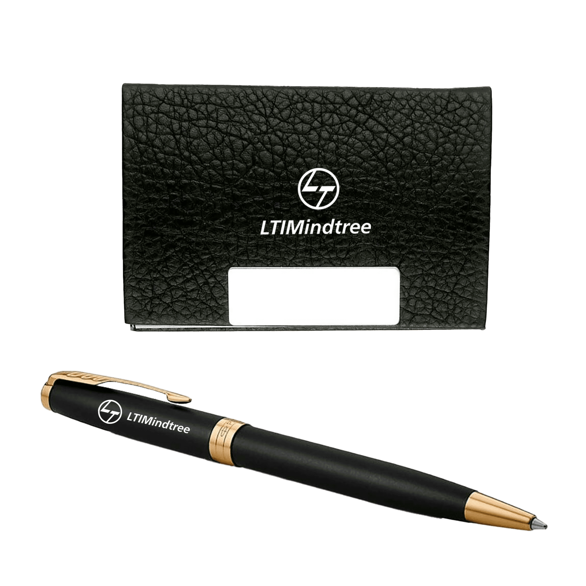 Parker Classic Matte Black Bp Gt + Card Holder