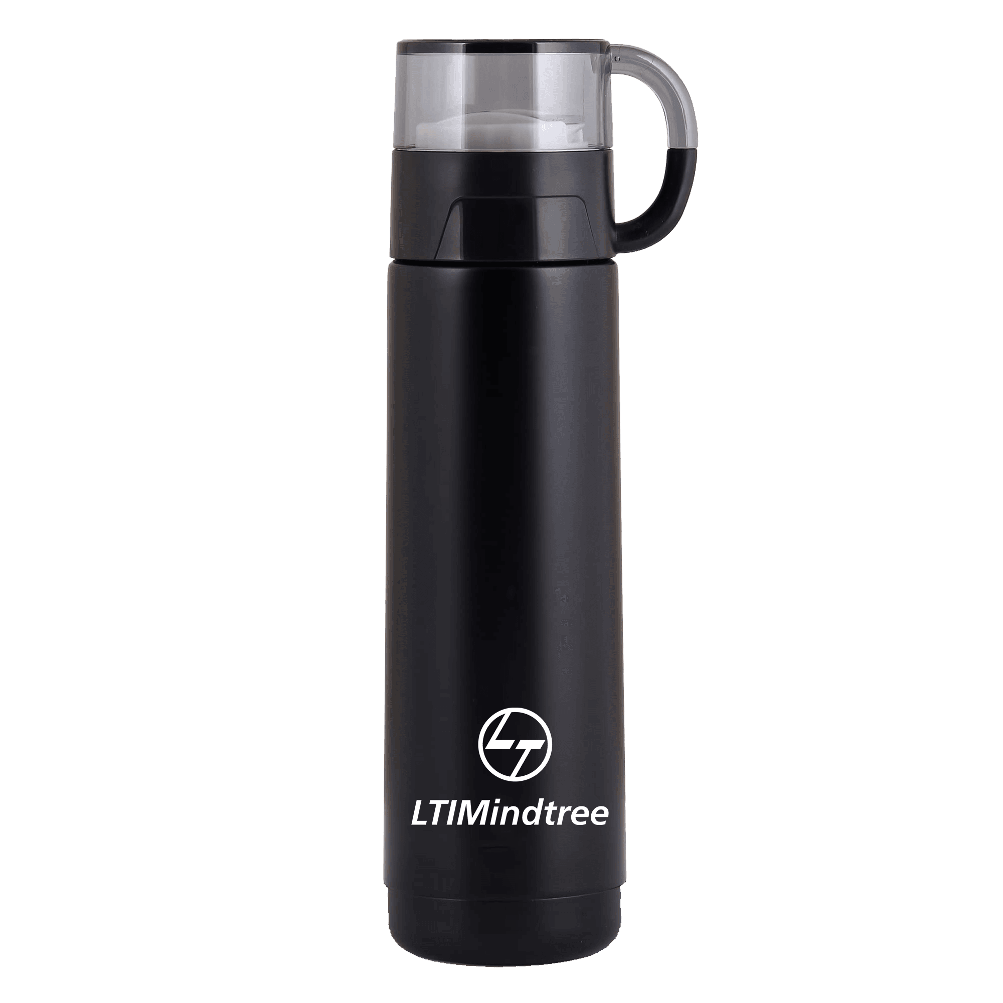 Insulated Vacuum Bottle With Cup 500ml - Black