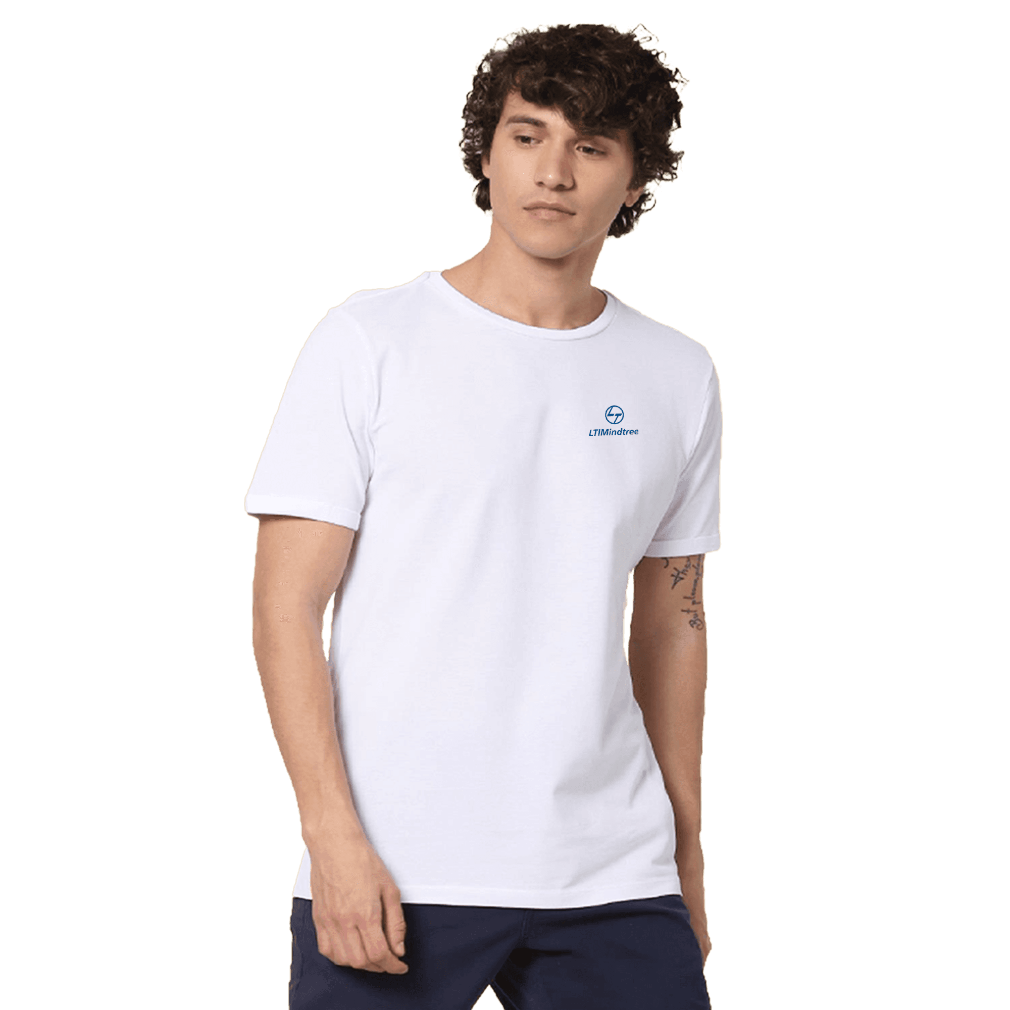 Jack and Jones Jesper Round Neck Men T Shirt - White