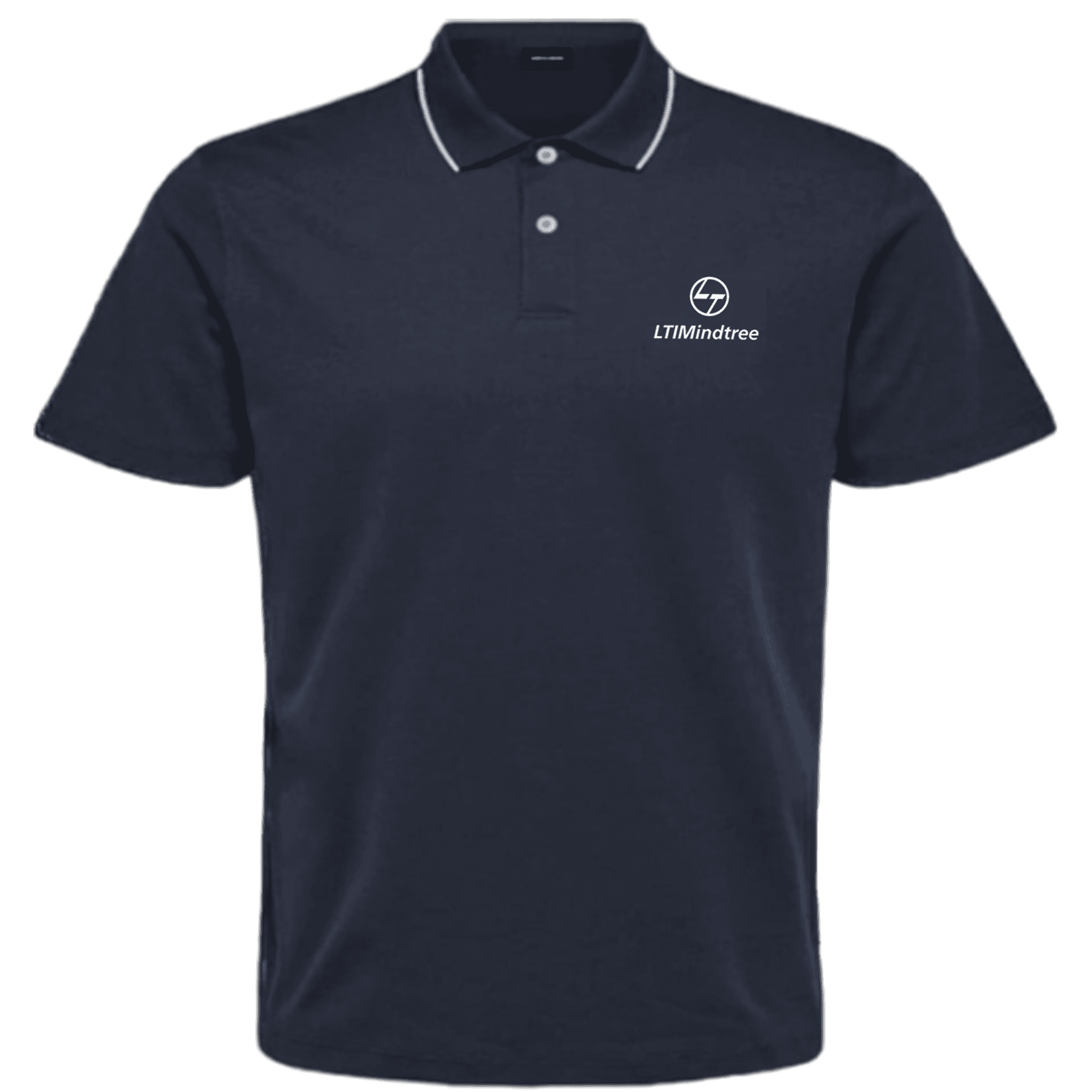 Jack and Jones Cool Max Dry Fit Unisex Polo T Shirt - Navy Blue