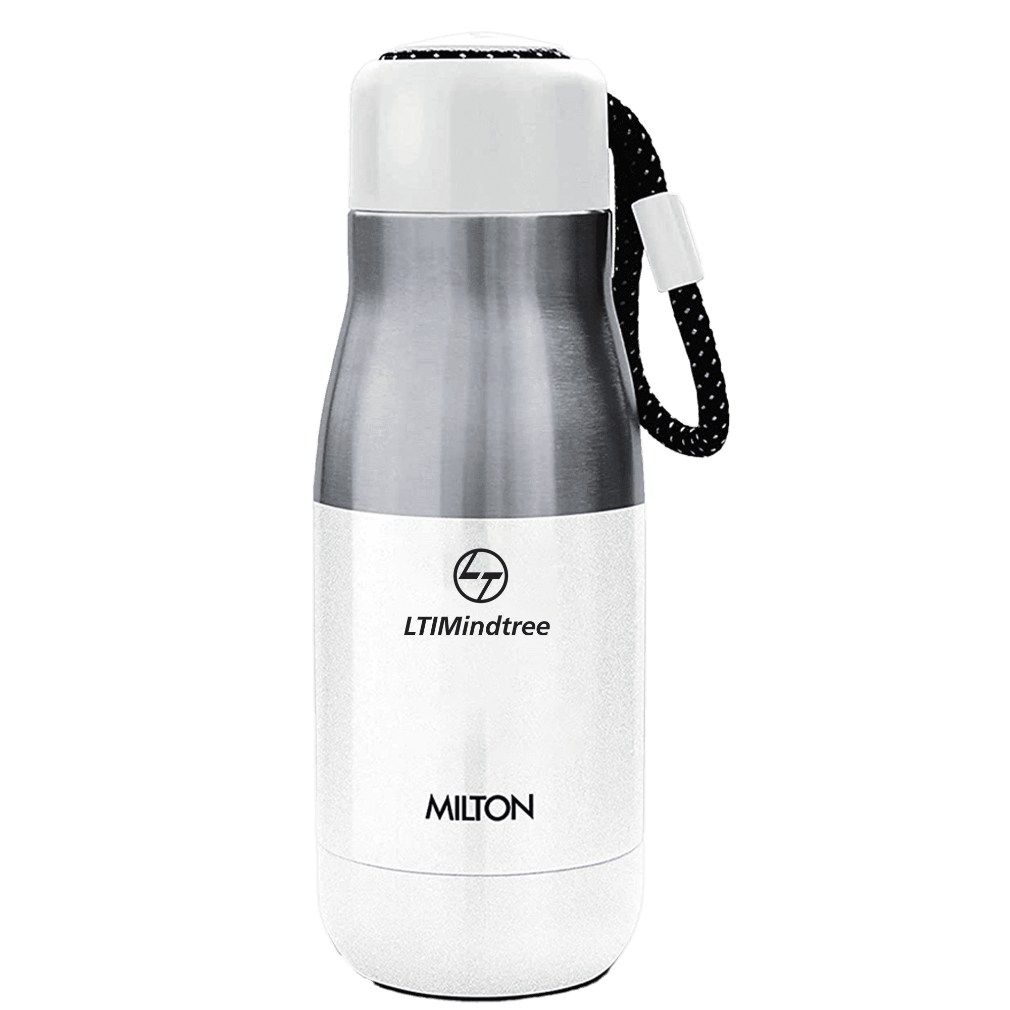 Milton Eminent 600 ml Thermosteel SS Hot & Cold Water Bottle White
