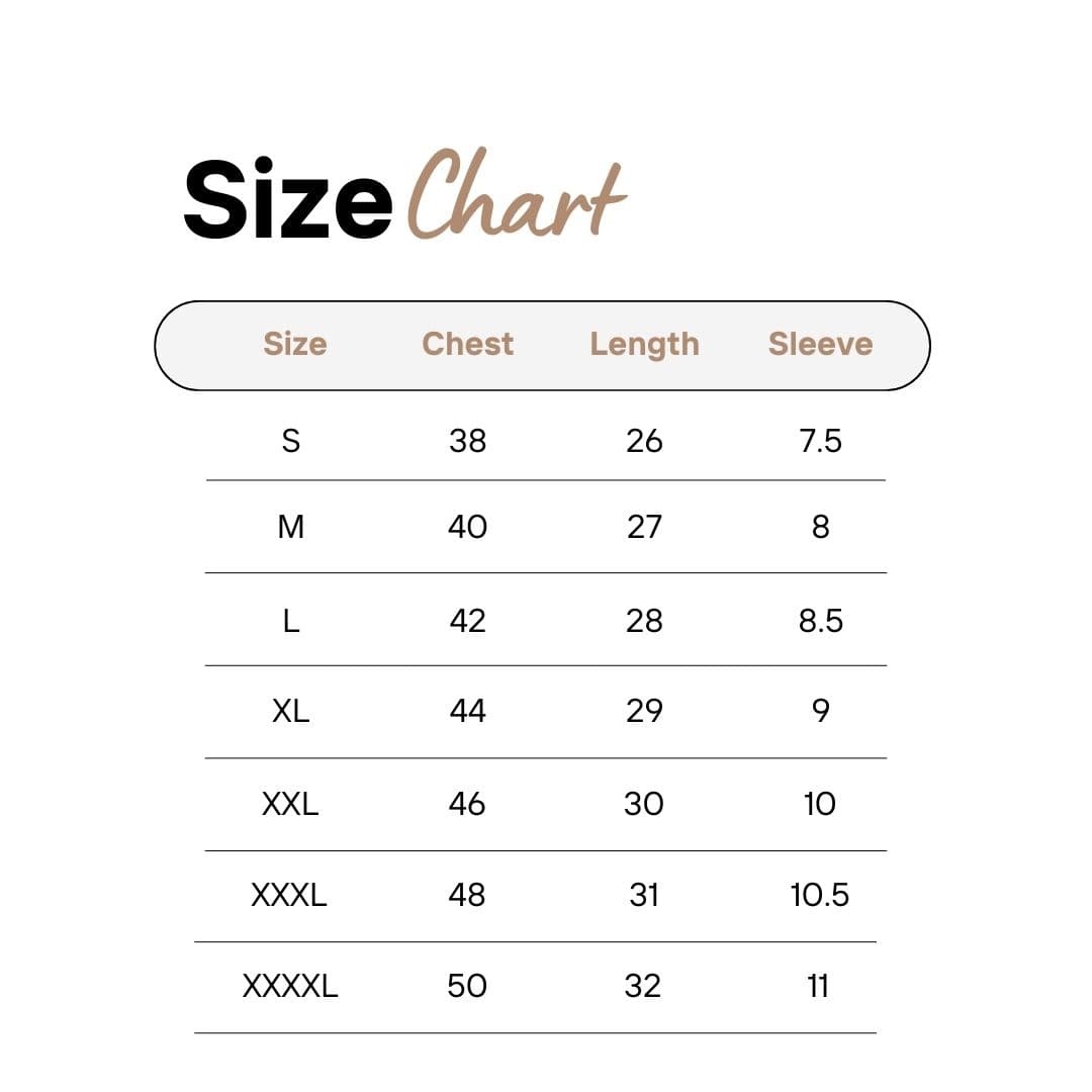 B30903 size chart